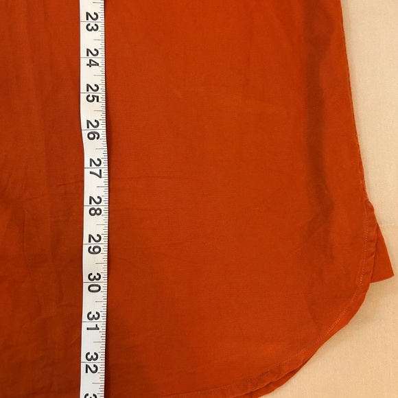 Men’s Tommy Hilfiger XXL Orange Long Sleeved Shirt - Picture 5 of 6